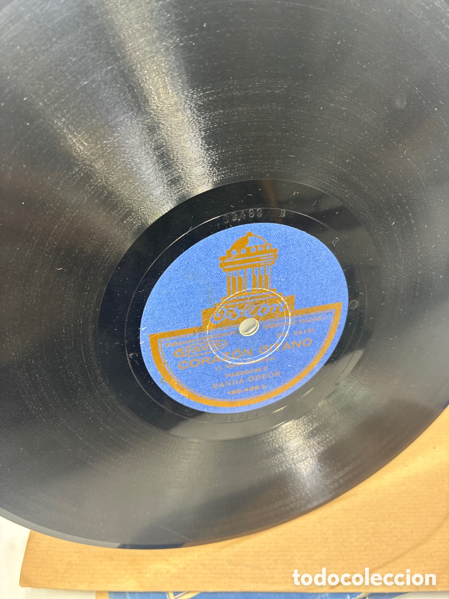Discos de pizarra: Lote I de 10 discos de pizarra. - Foto 5