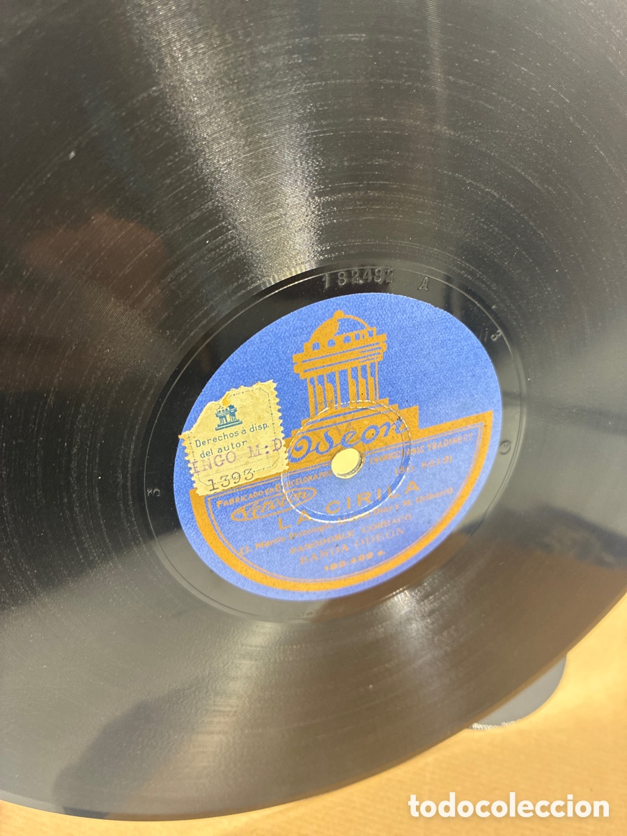 Discos de pizarra: Lote I de 10 discos de pizarra. - Foto 6