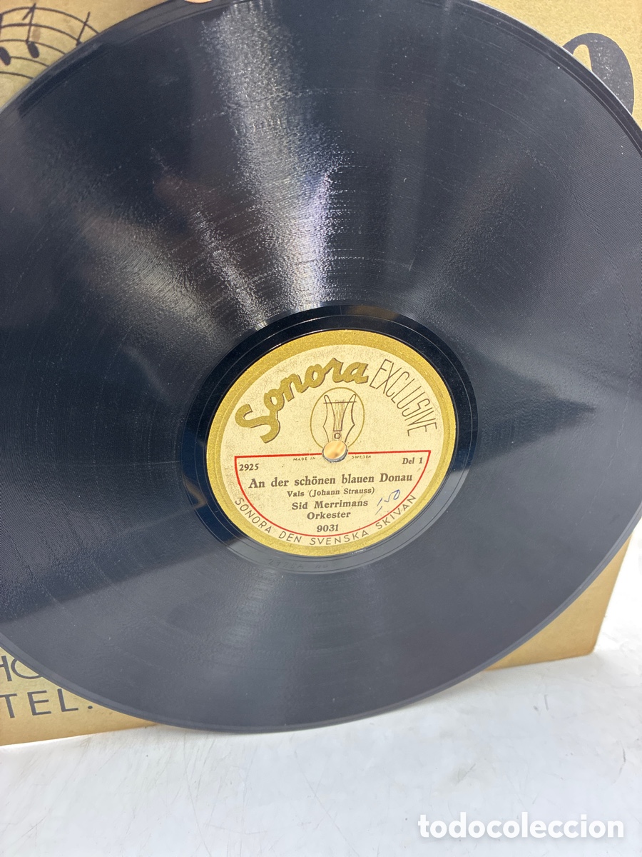Discos de pizarra: Lote III de 10 discos de pizarra. - Foto 6