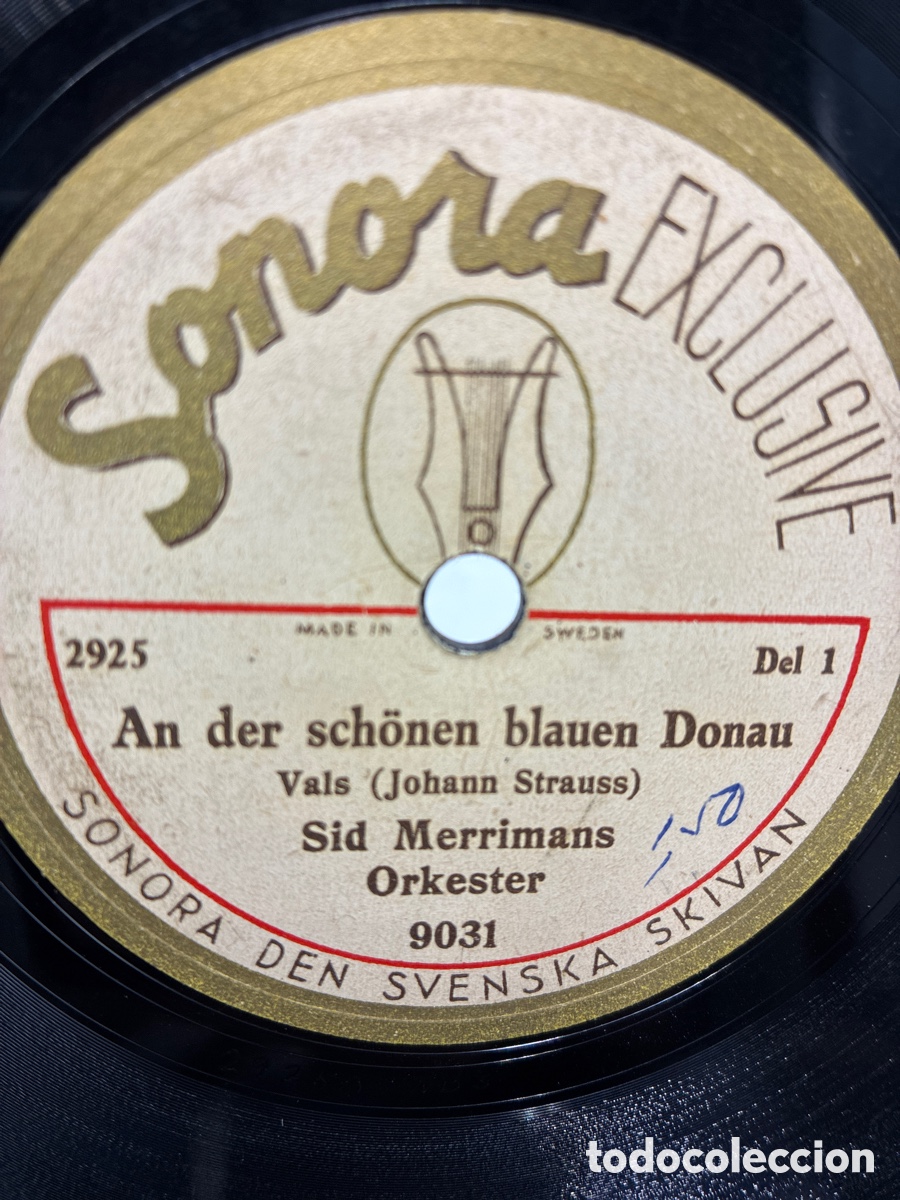 Discos de pizarra: Lote III de 10 discos de pizarra. - Foto 1