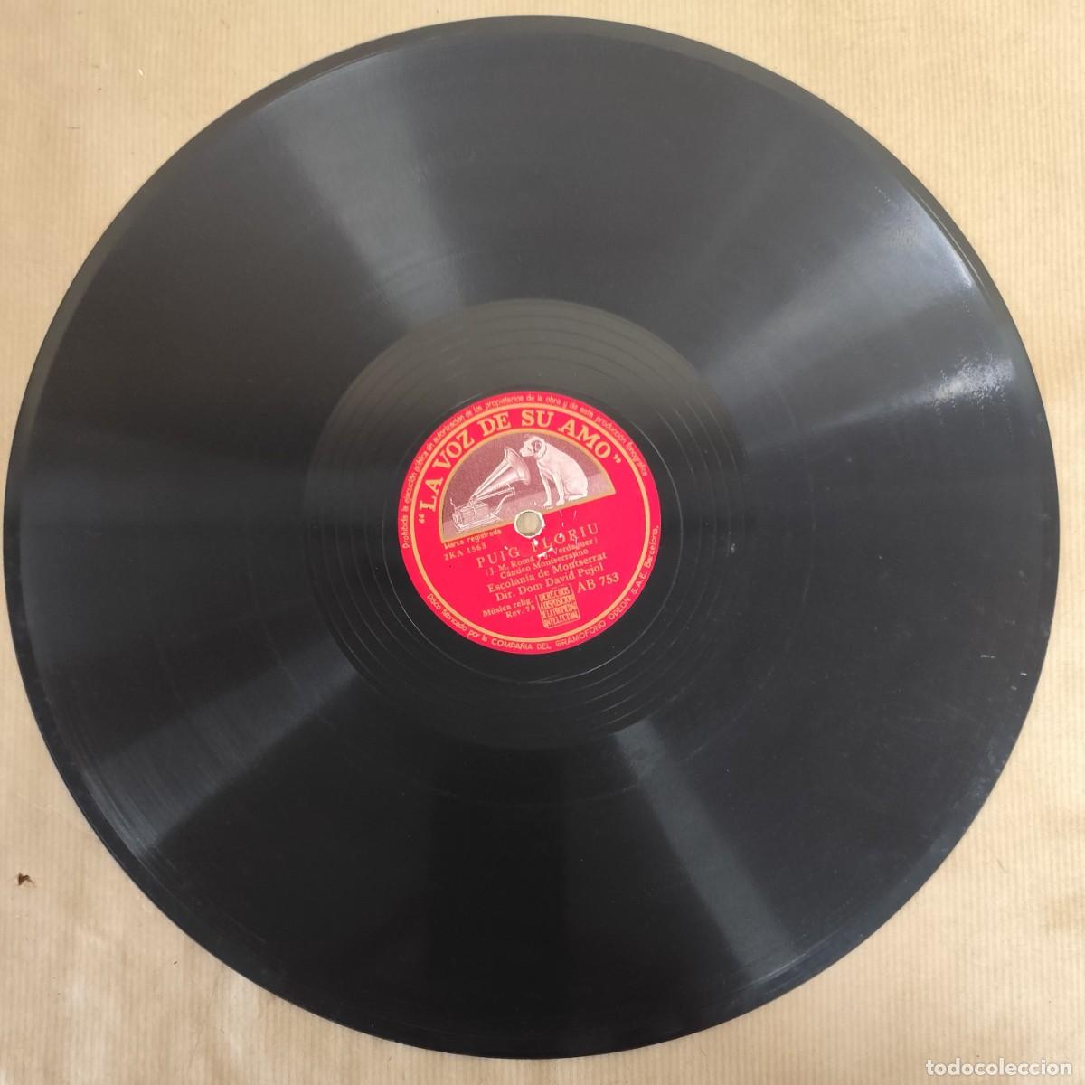 Discos de pizarra: Disco pizarra Can&ccedil;&oacute; de la Moreneta, Puig Floriu - Foto 1