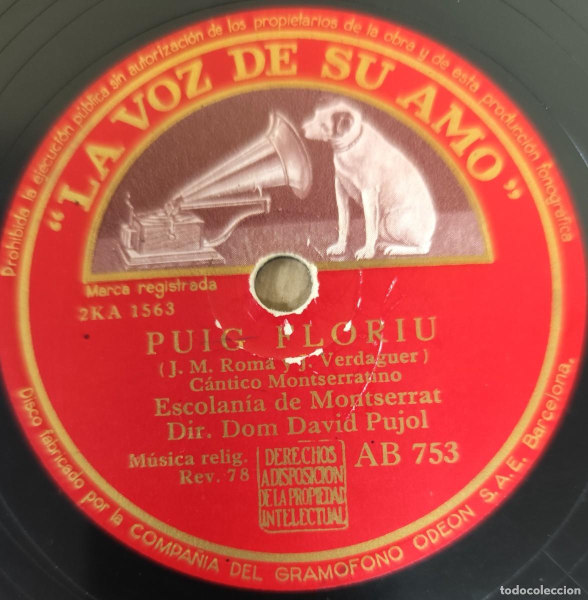 Discos de pizarra: Disco pizarra Can&ccedil;&oacute; de la Moreneta, Puig Floriu - Foto 2