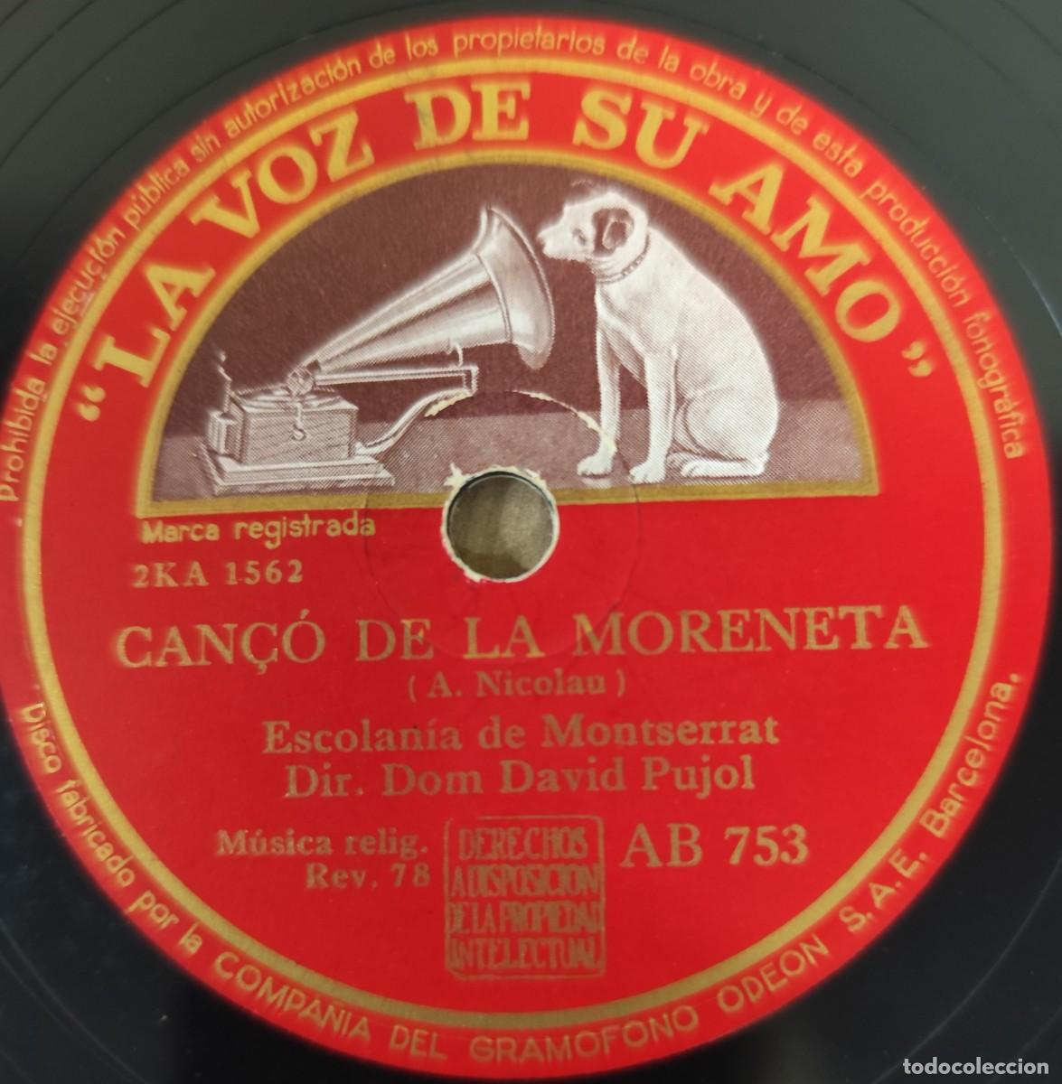 Discos de pizarra: Disco pizarra Can&ccedil;&oacute; de la Moreneta, Puig Floriu - Foto 4