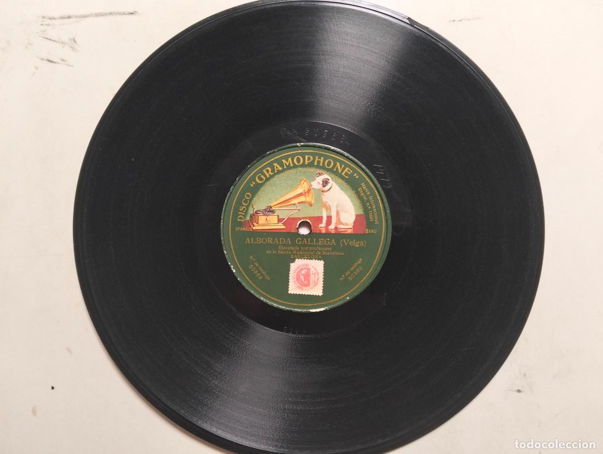 Discos de pizarra: DISCO PIZARRA, ALBORADA GALLEGA - VEIGA, DISCO GRAMOPHONE - Foto 1