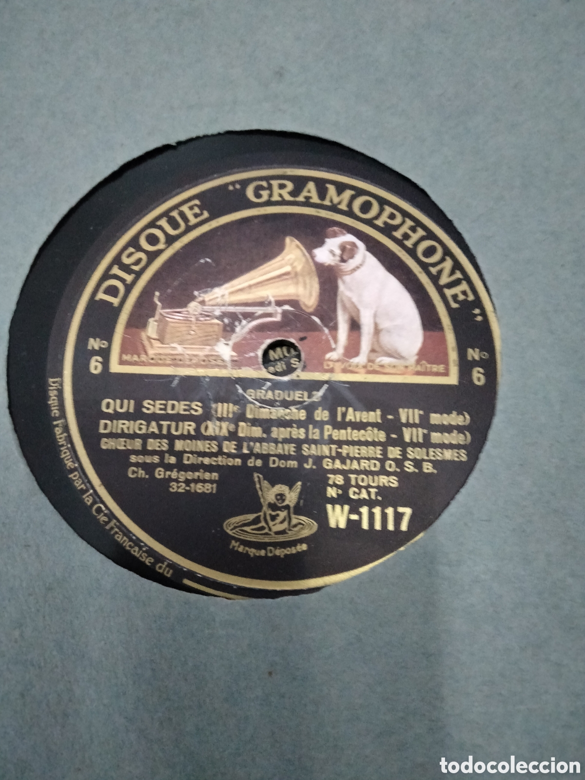 Discos de pizarra: Albunes 12 Discos de Pizarra Canto Gregoriano - Foto 2