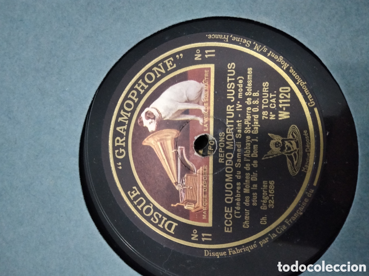 Discos de pizarra: Albunes 12 Discos de Pizarra Canto Gregoriano - Foto 4