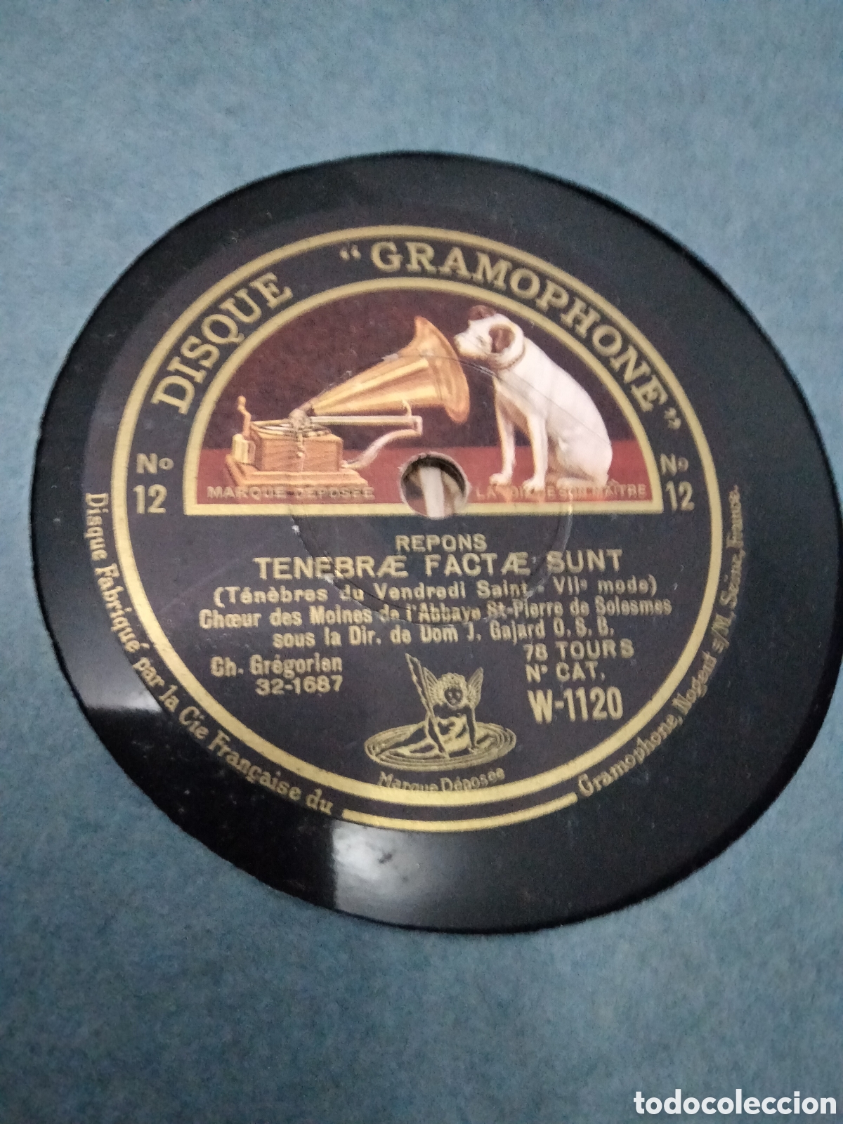 Discos de pizarra: Albunes 12 Discos de Pizarra Canto Gregoriano - Foto 5
