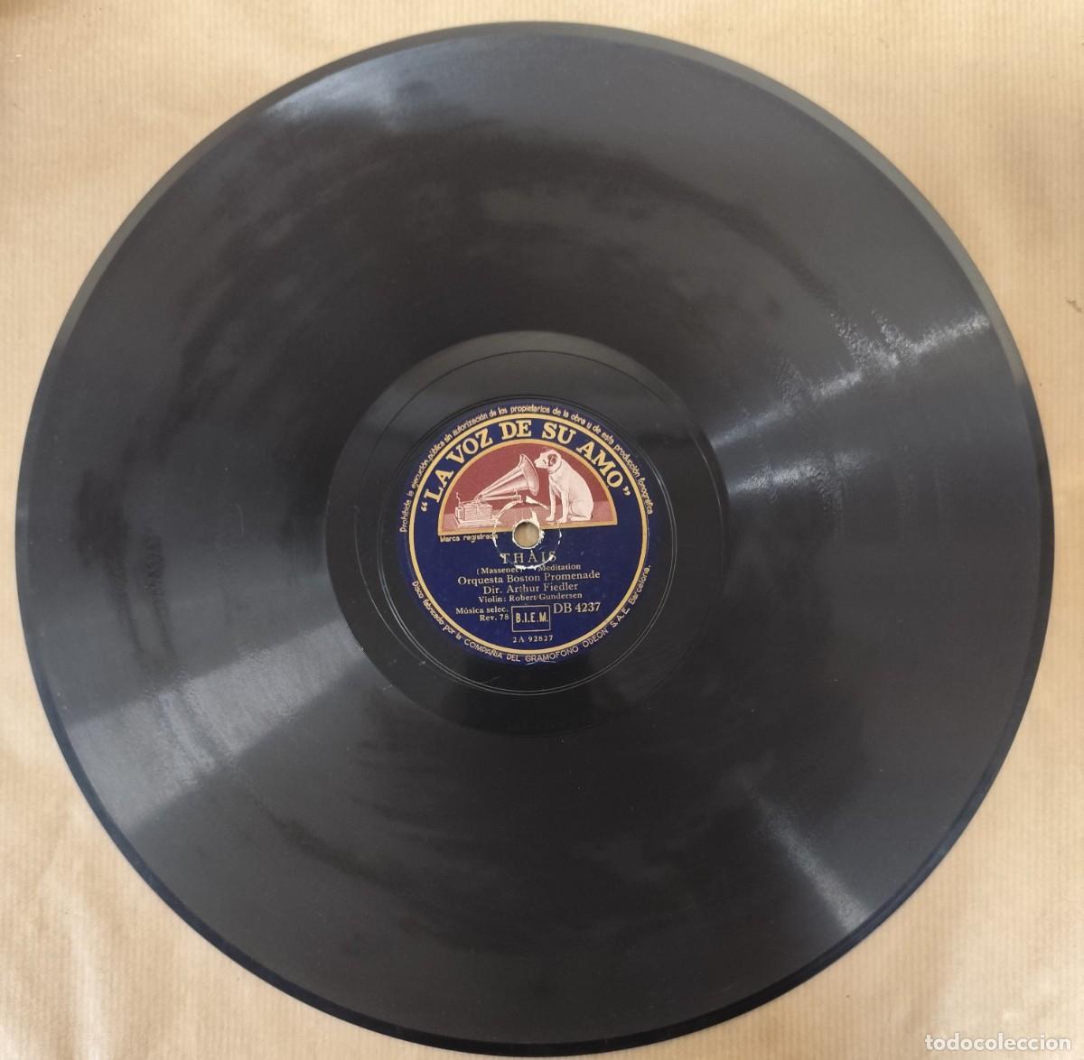 Discos de pizarra: Disco de pizarra Xerxes (Haendel), Thais (Massenet) - Foto 1