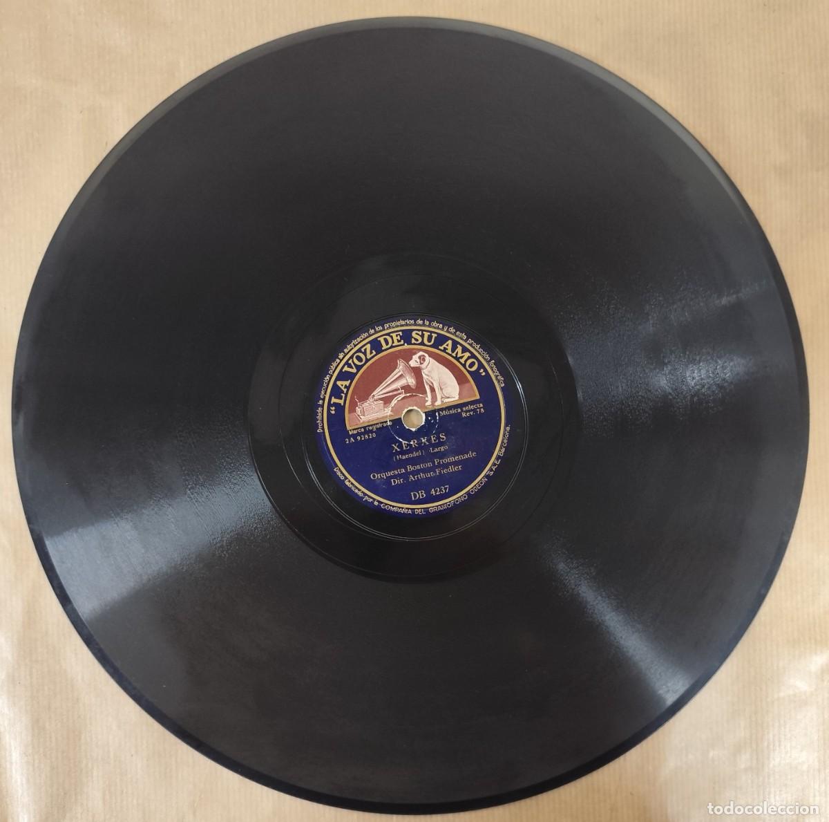 Discos de pizarra: Disco de pizarra Xerxes (Haendel), Thais (Massenet) - Foto 3