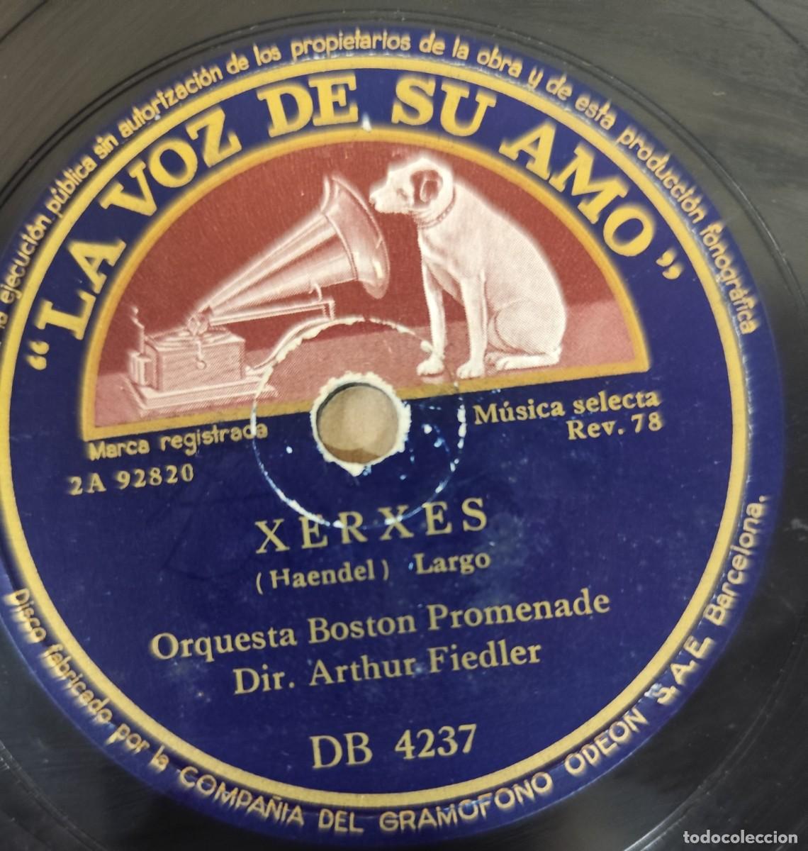 Discos de pizarra: Disco de pizarra Xerxes (Haendel), Thais (Massenet) - Foto 4