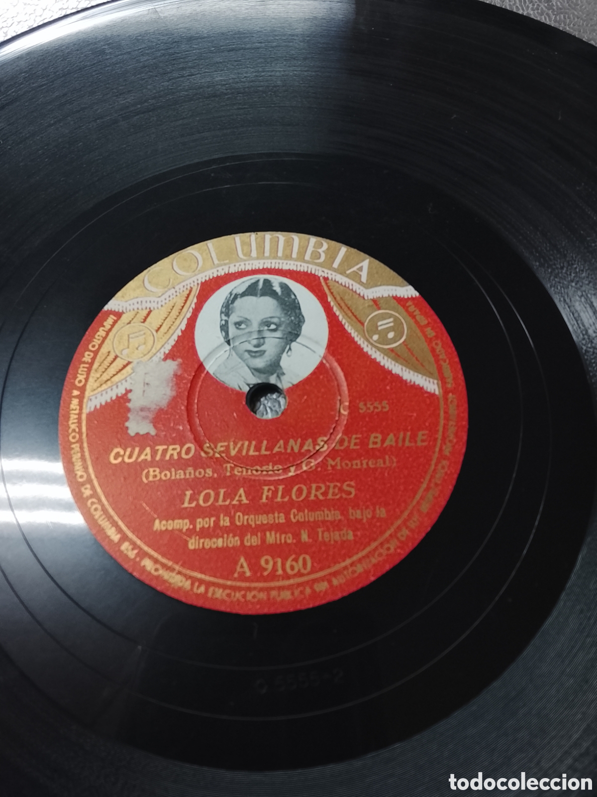 Discos de pizarra: Disco de pizarra pescaero Lola flores - Foto 1