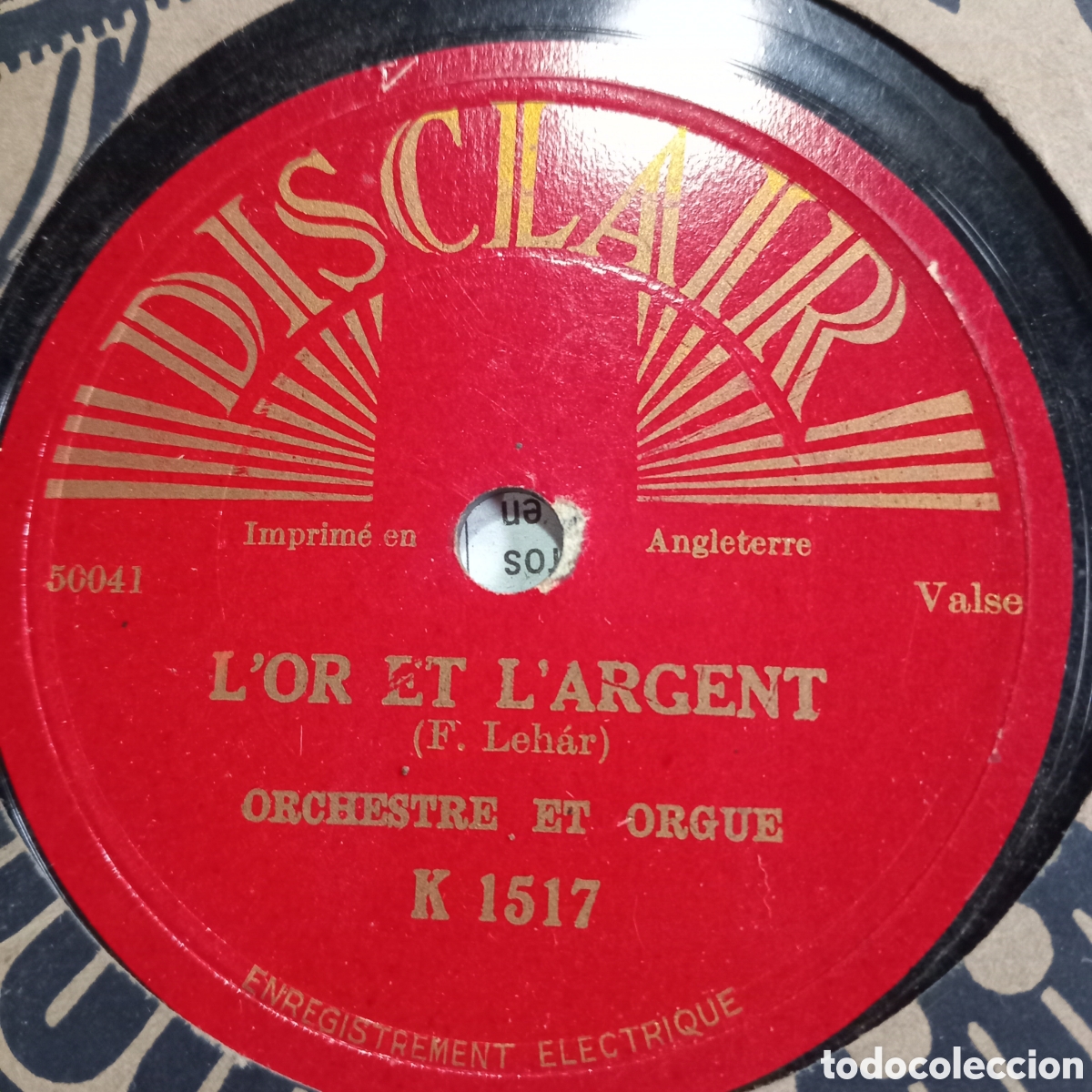Discos de pizarra: L OR ET L AEGENT -,VALS? - Foto 1