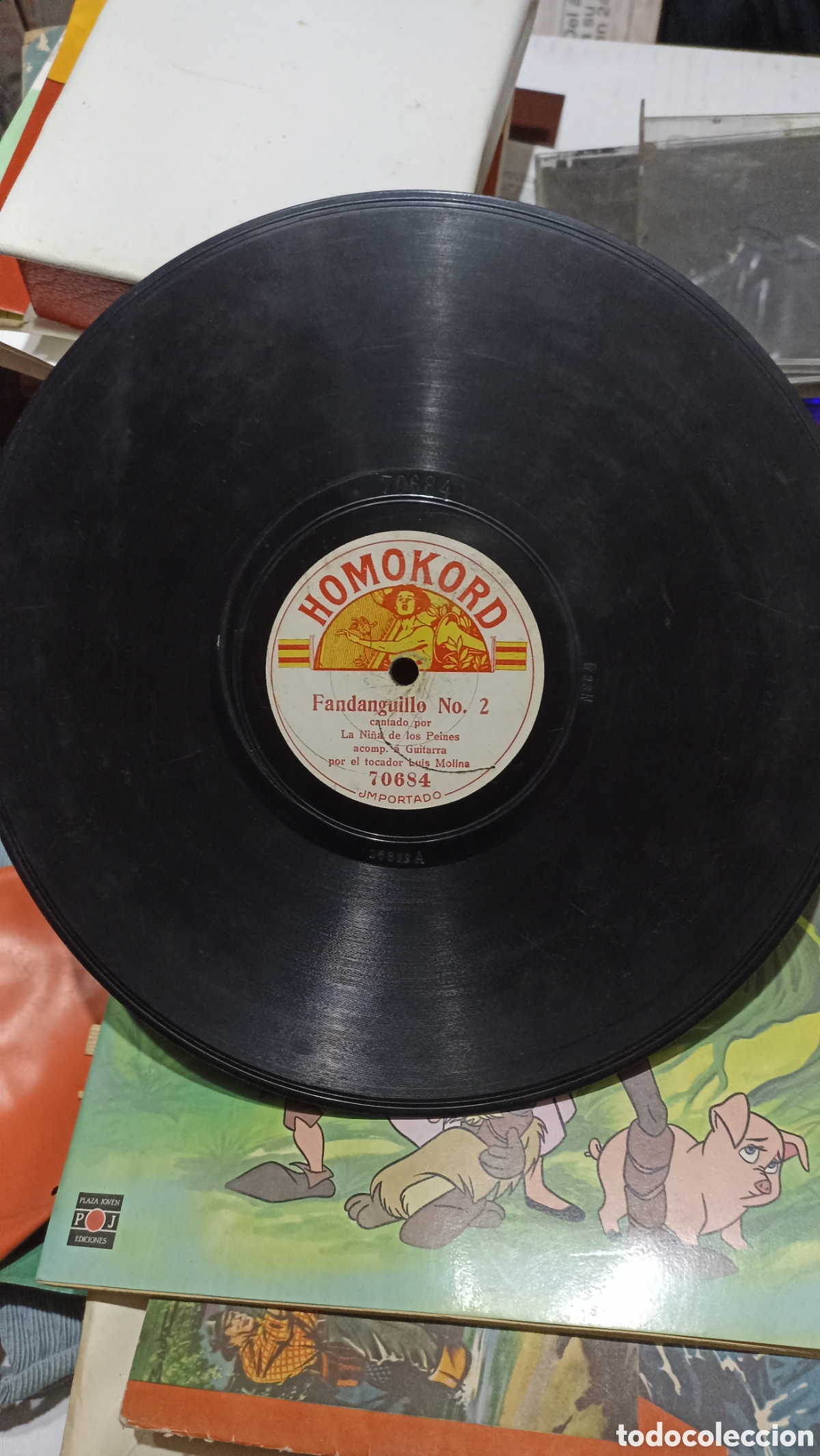Discos de pizarra: Disco de Pizarra La Ni&ntilde;a de los Peines - Foto 3