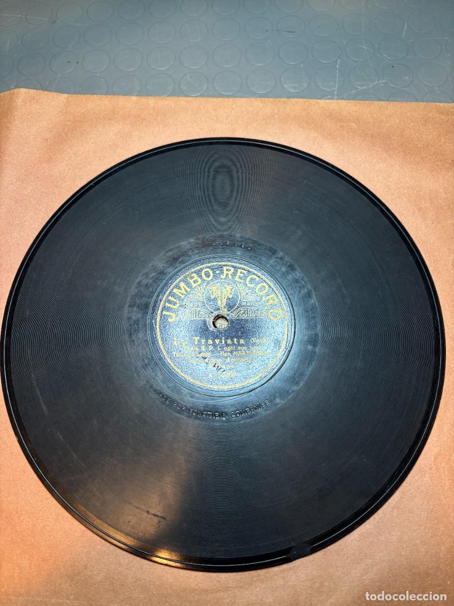 Discos de pizarra: Jumbo Record A. 82481 - La Traviata 78 Giri - Foto 1
