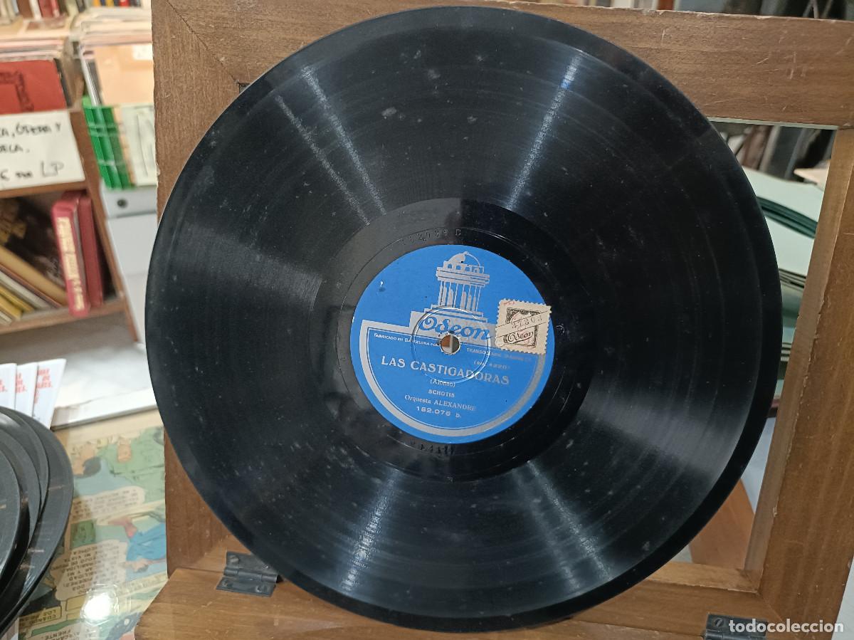 Discos de pizarra: Orquesta Alexandre - Las Castigadoras - Disco Pizarra, sello Odeon - Foto 2