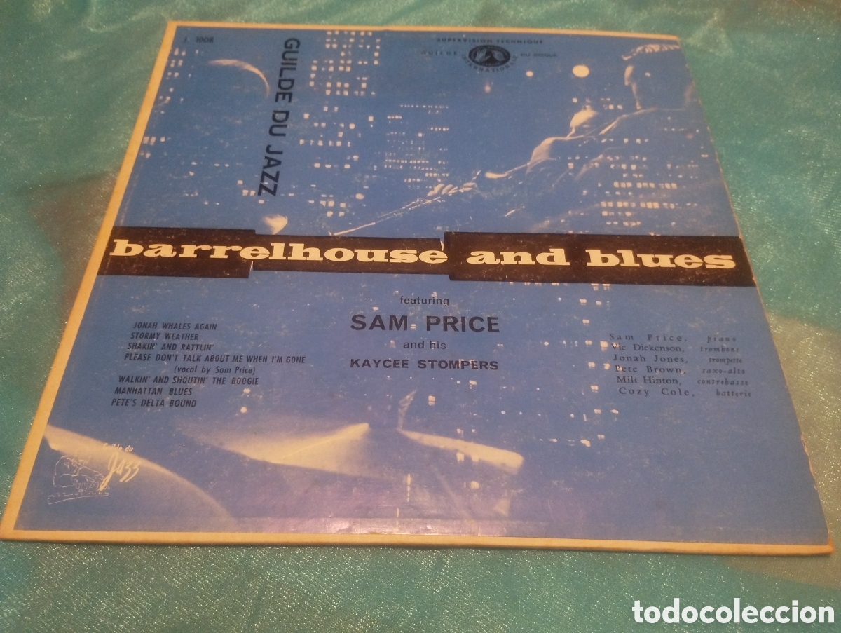 Discos de pizarra: Disco mediano barrelhouse and blues guilde du jazz - Foto 1