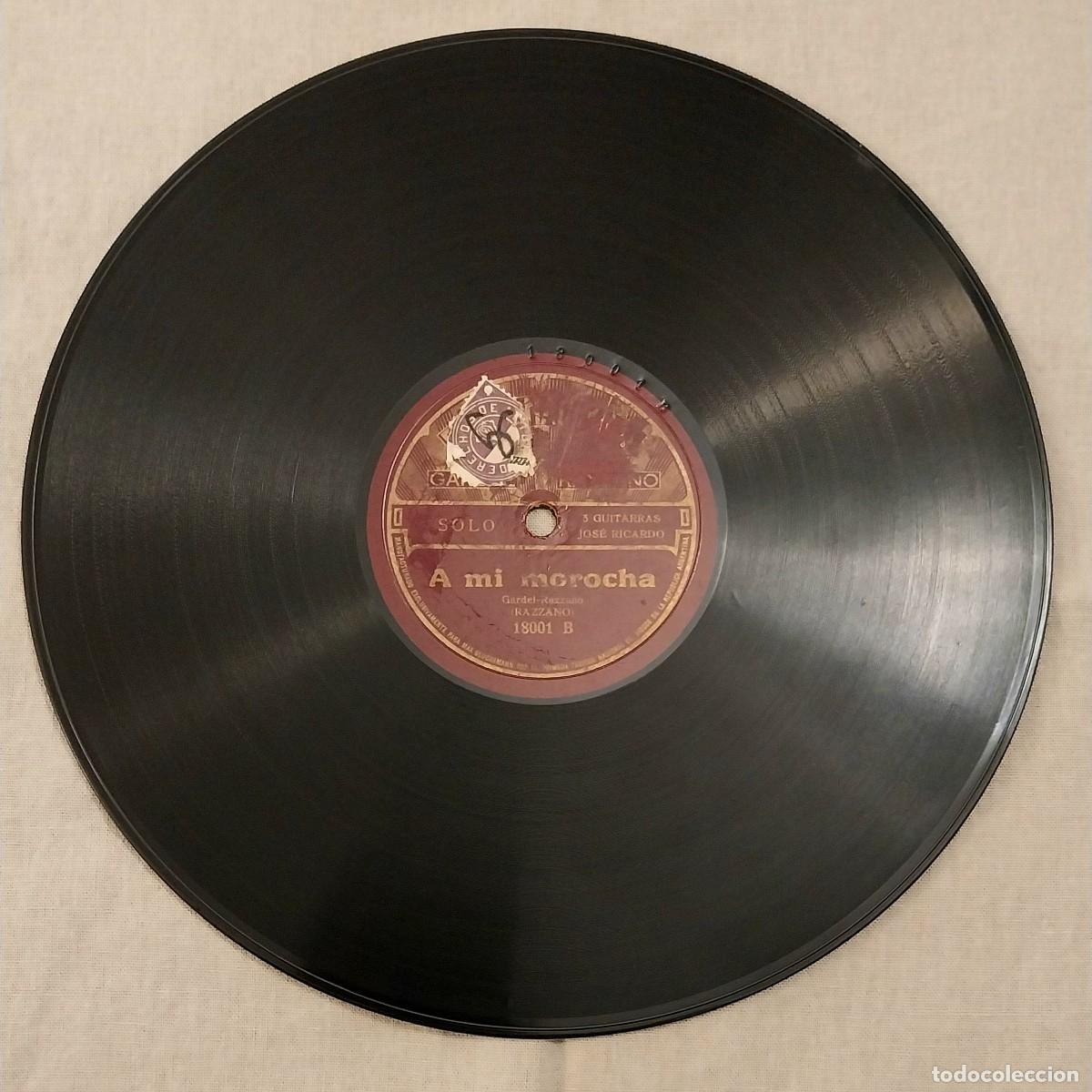 Discos de pizarra: GARDEL RAZZANO &rdquo;EL SOL DEL 25/ A MI MOROCHA&rdquo; - Foto 4
