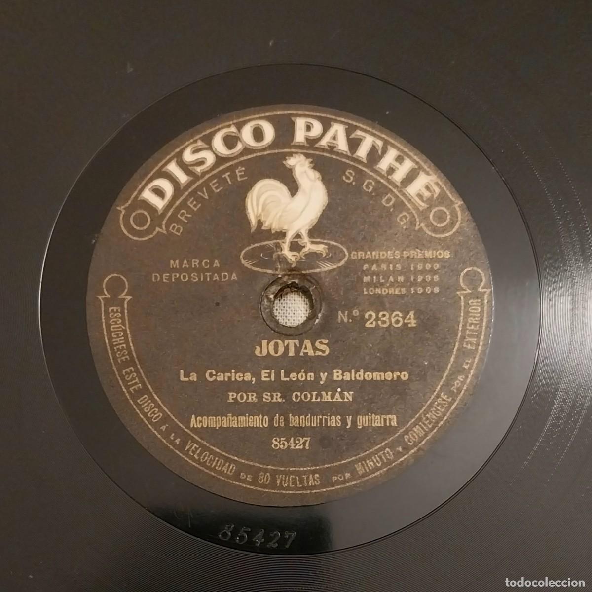 Discos de pizarra: SR. COLMAN &rdquo;JOTAS&rdquo; PATH&Egrave; - Foto 1