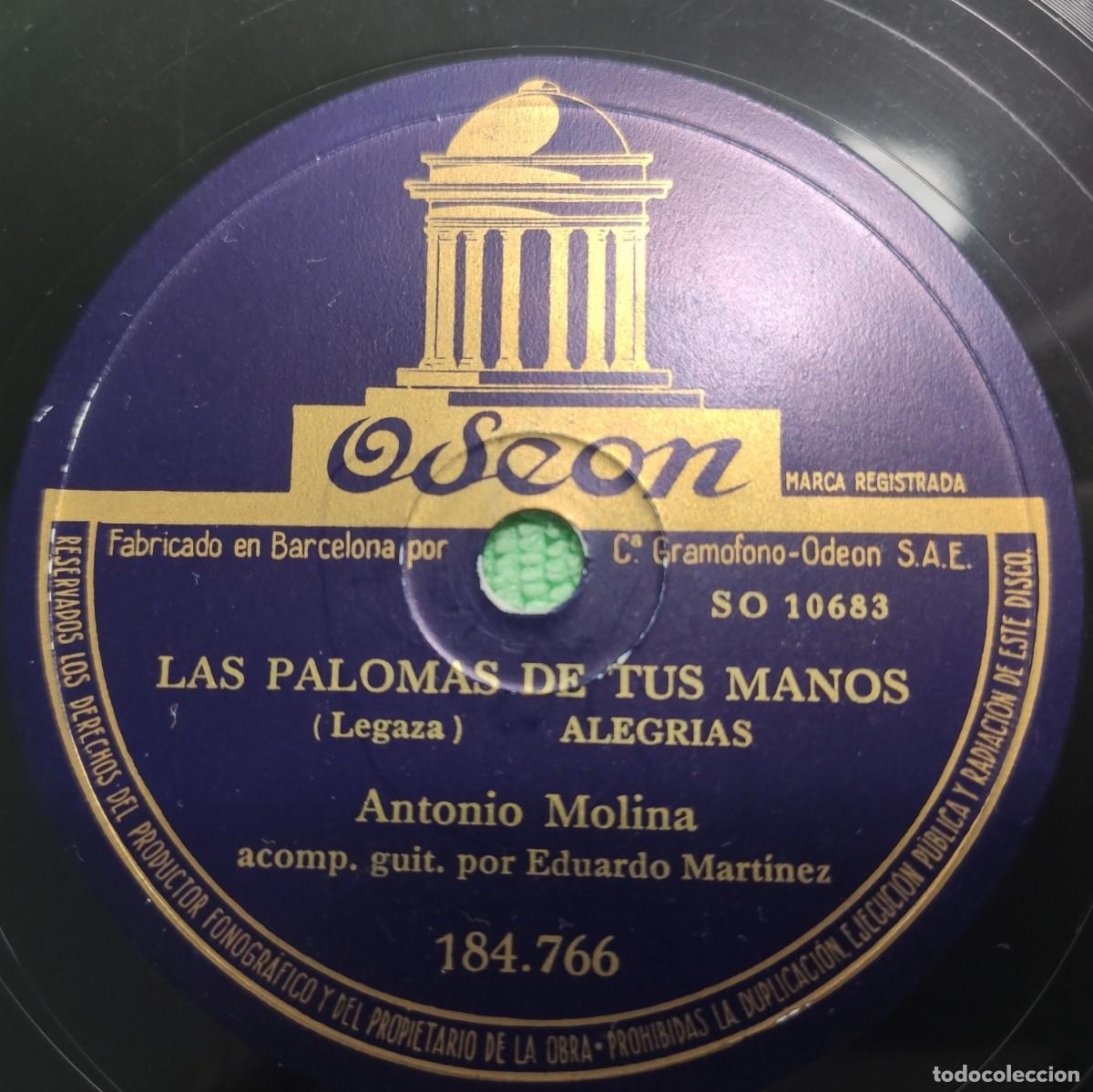 Discos de pizarra: Disco Pizarra Antonio Molina - Foto 2