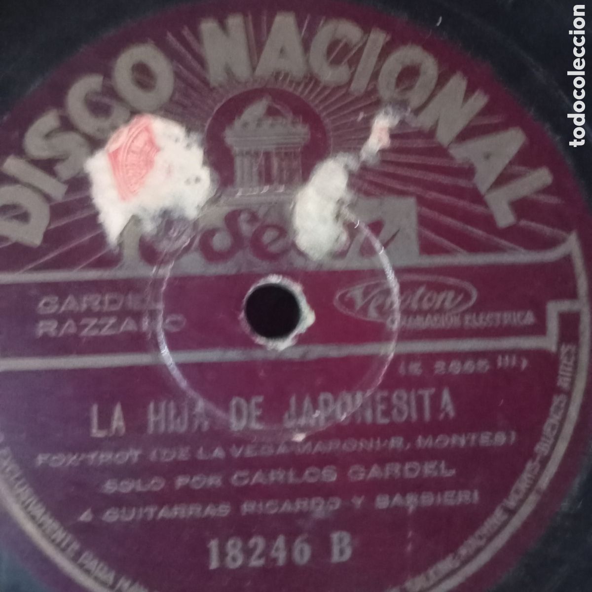 Discos de pizarra: CHORRA Y LA HIJA DE LA JAPONECITA - FOX TROT - Foto 1