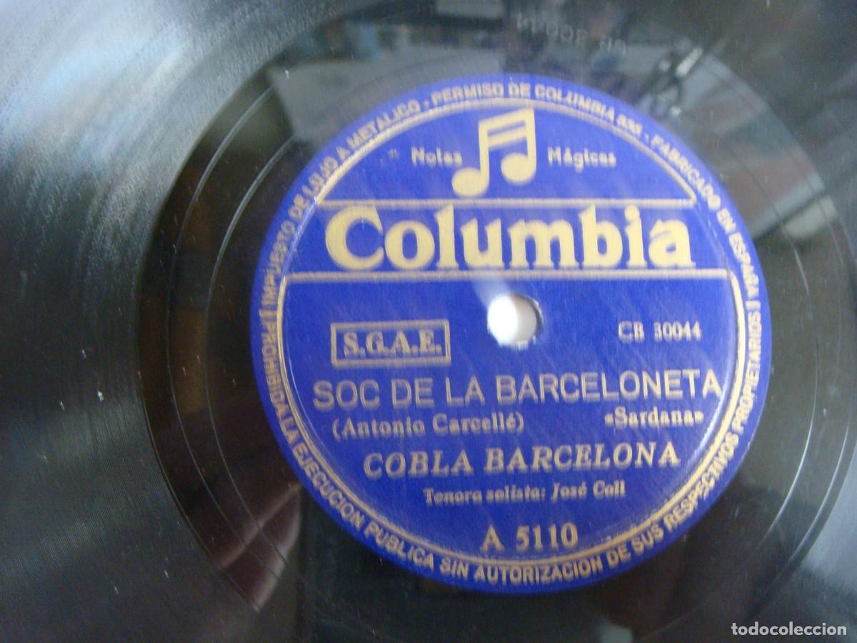 Discos de pizarra: DISCO DE PIZARRA DE COBLA BARCELONA-(&) - Foto 2