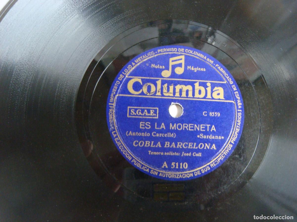 Discos de pizarra: DISCO DE PIZARRA DE COBLA BARCELONA-(&) - Foto 3