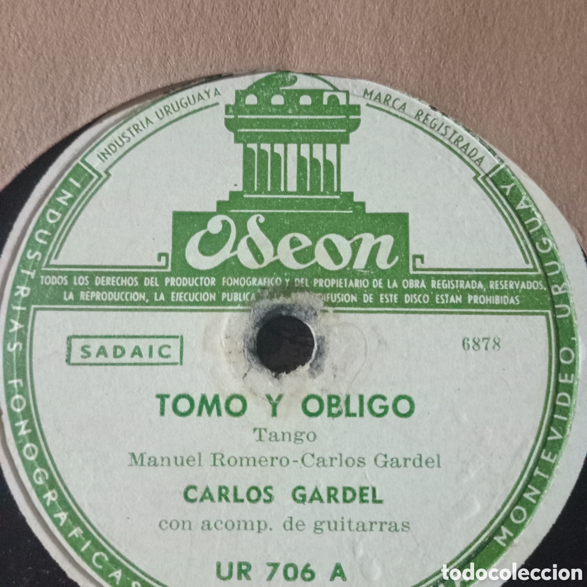 Discos de pizarra: CARLOS GARDEL Y SUS GUITARRISTAS - Foto 1