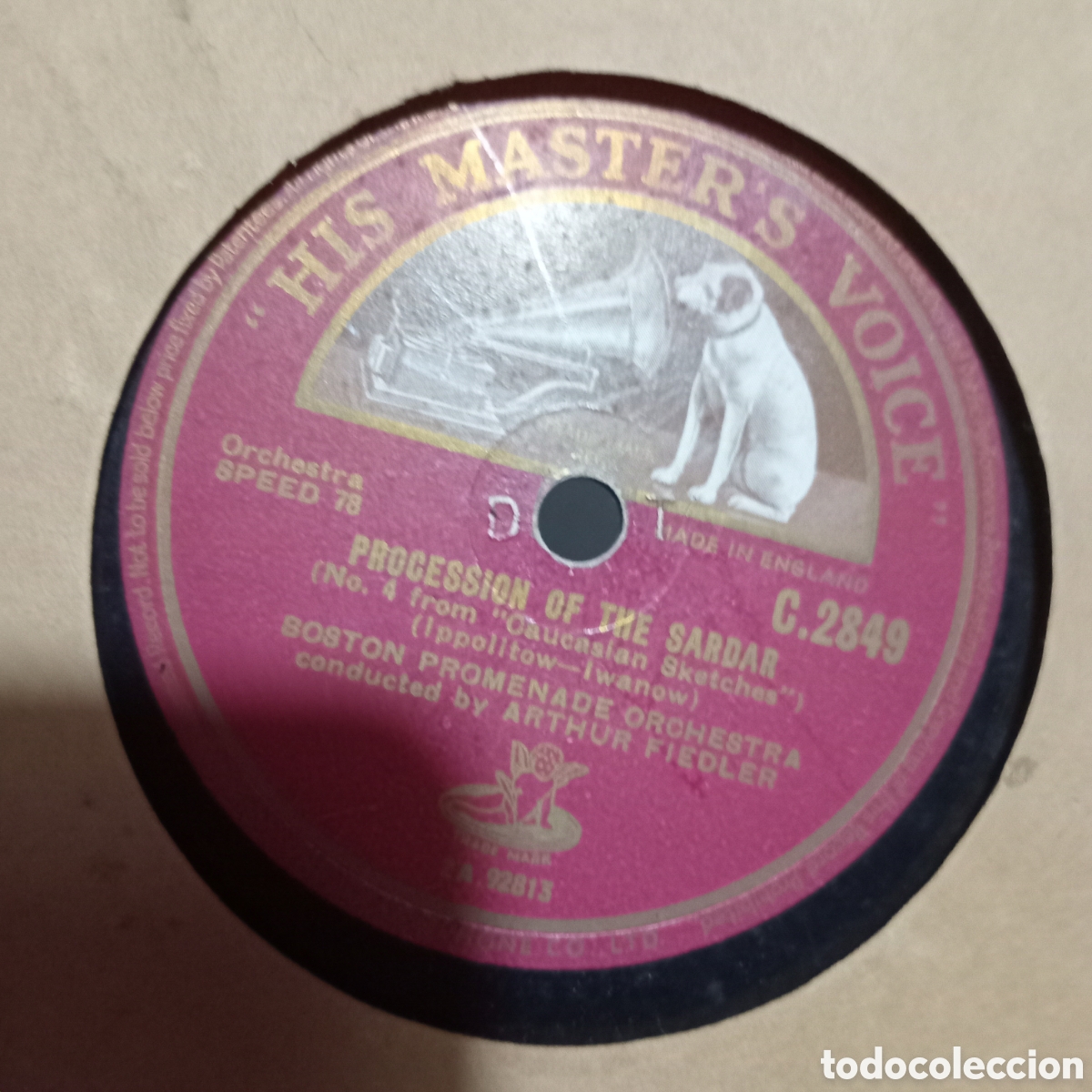 Discos de pizarra: GRAN MARCHA DE AIDA ACTO 2 - Foto 2