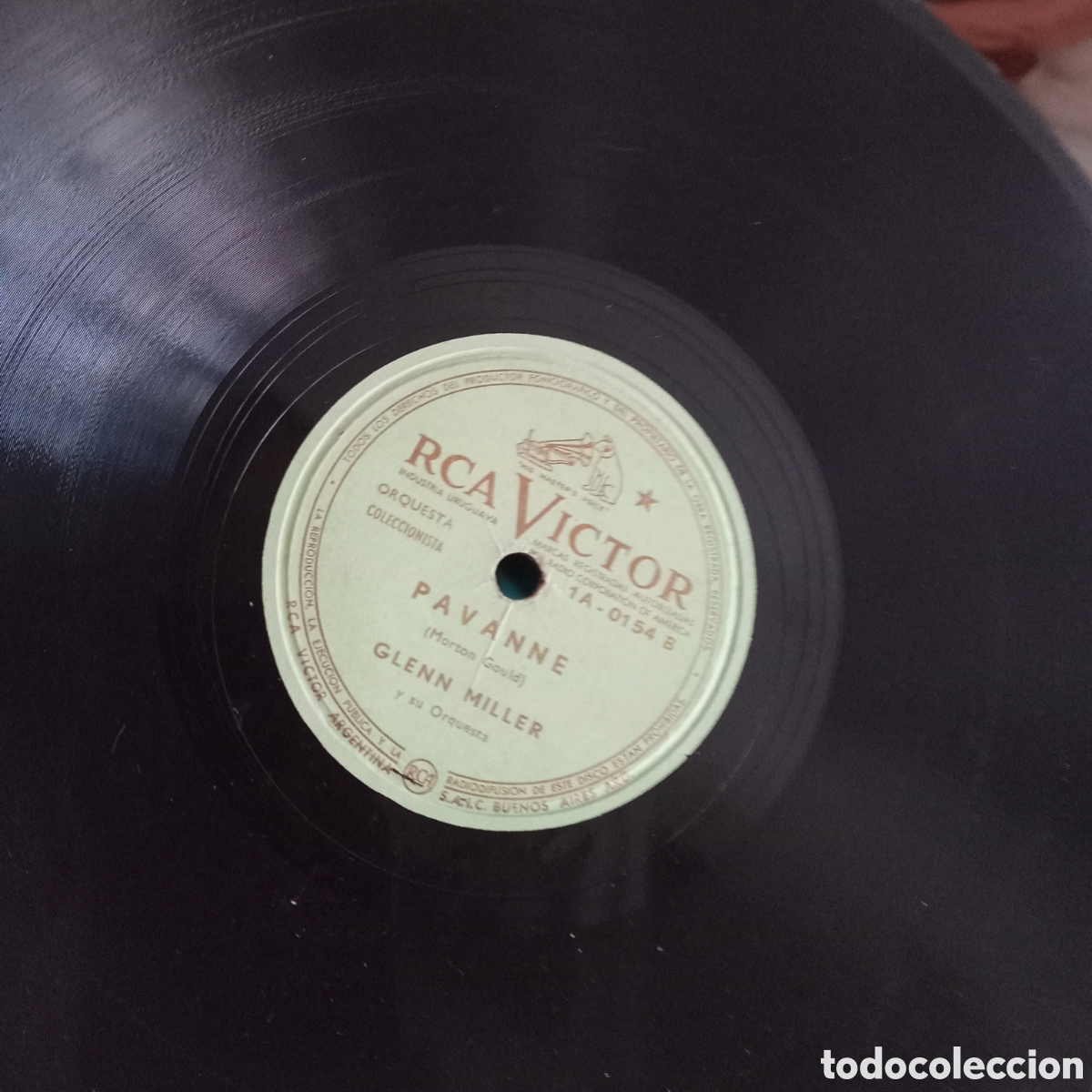 Discos de pizarra: GLEEN MILLER- JARRONCITO MARRON Y PAVANNE CON SU ORQUESTA - Foto 3