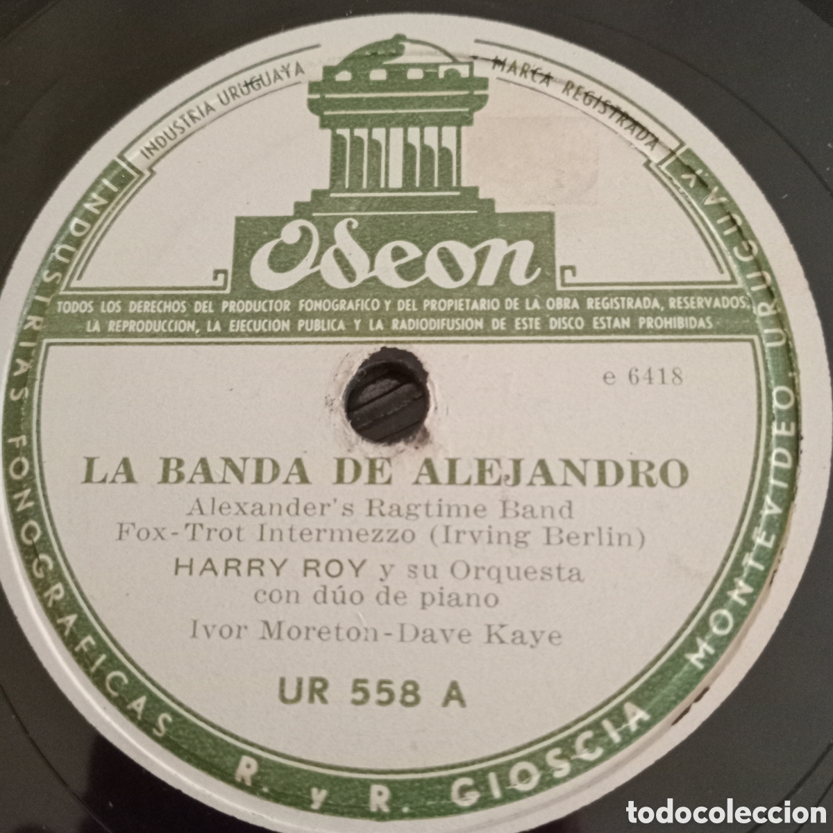 Discos de pizarra: RAG DE LA,CALLE 12 - LA VANDA DE ALEJANDRO -,78RPM - Foto 2