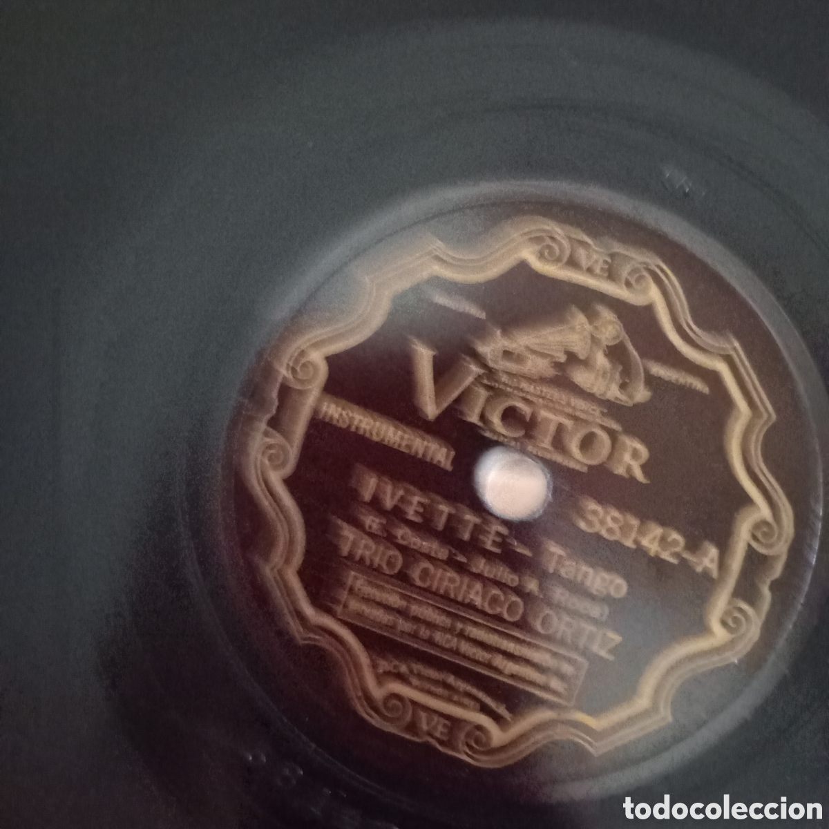Discos de pizarra: TRIO CIRIACO ORTIZ- FLOR DE ABROJO- IVETTE - Foto 1