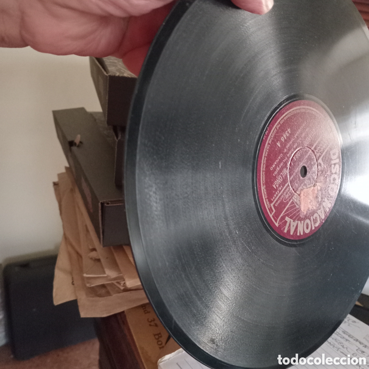 Discos de pizarra: CANARO Y SU ORQUESTA- CUANDO LLORA LA MILONGA- MARIA - Foto 3