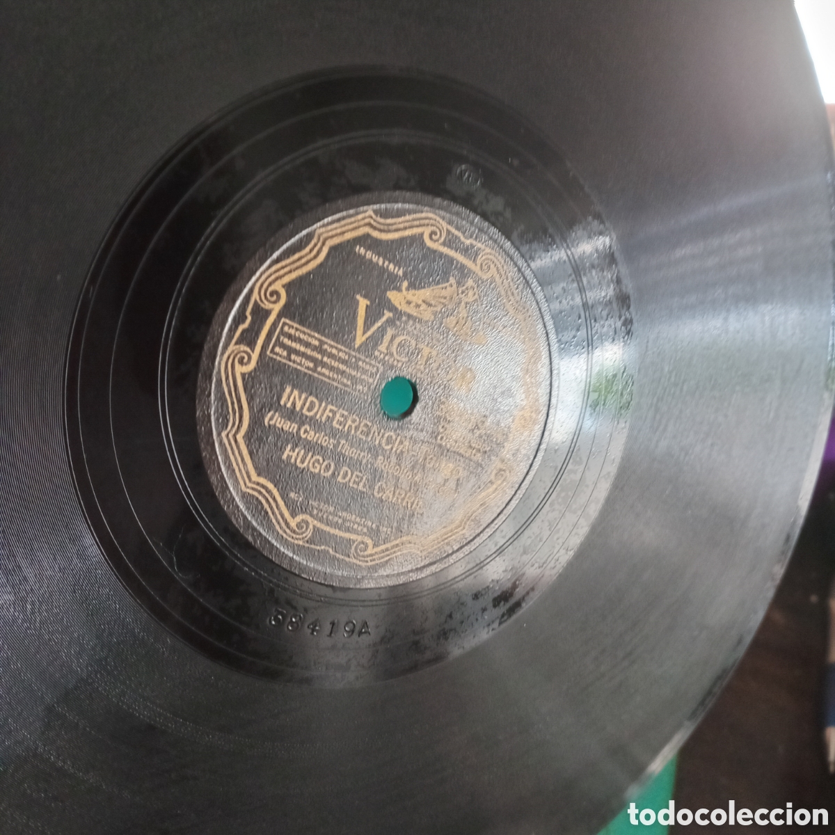 Discos de pizarra: HUGO DEL CARRIL- INDEPENDENCIA- EL ADIOS - Foto 3