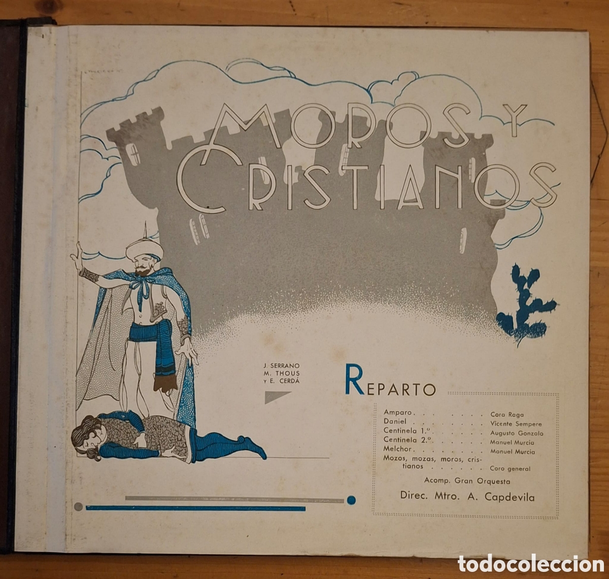 Discos de pizarra: Albun Zarzuela MOROS Y CRISTIANOS - Foto 3
