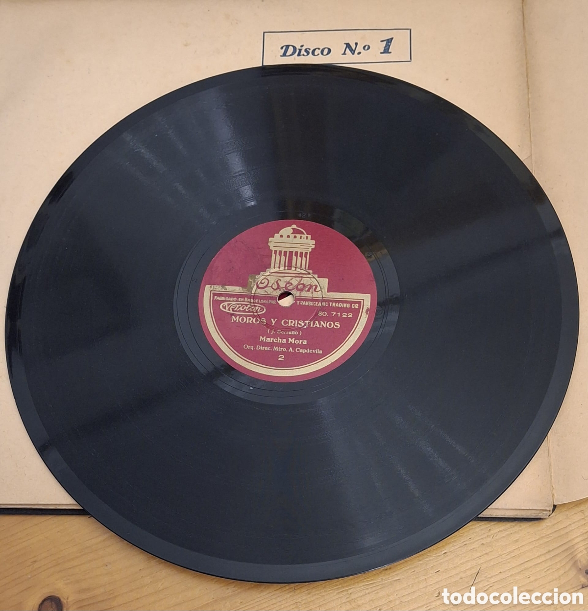 Discos de pizarra: Albun Zarzuela MOROS Y CRISTIANOS - Foto 4