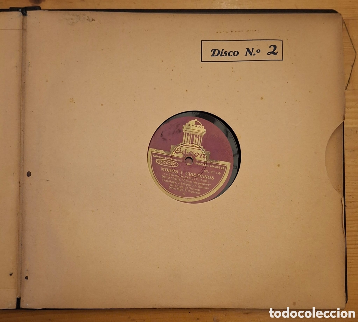 Discos de pizarra: Albun Zarzuela MOROS Y CRISTIANOS - Foto 6