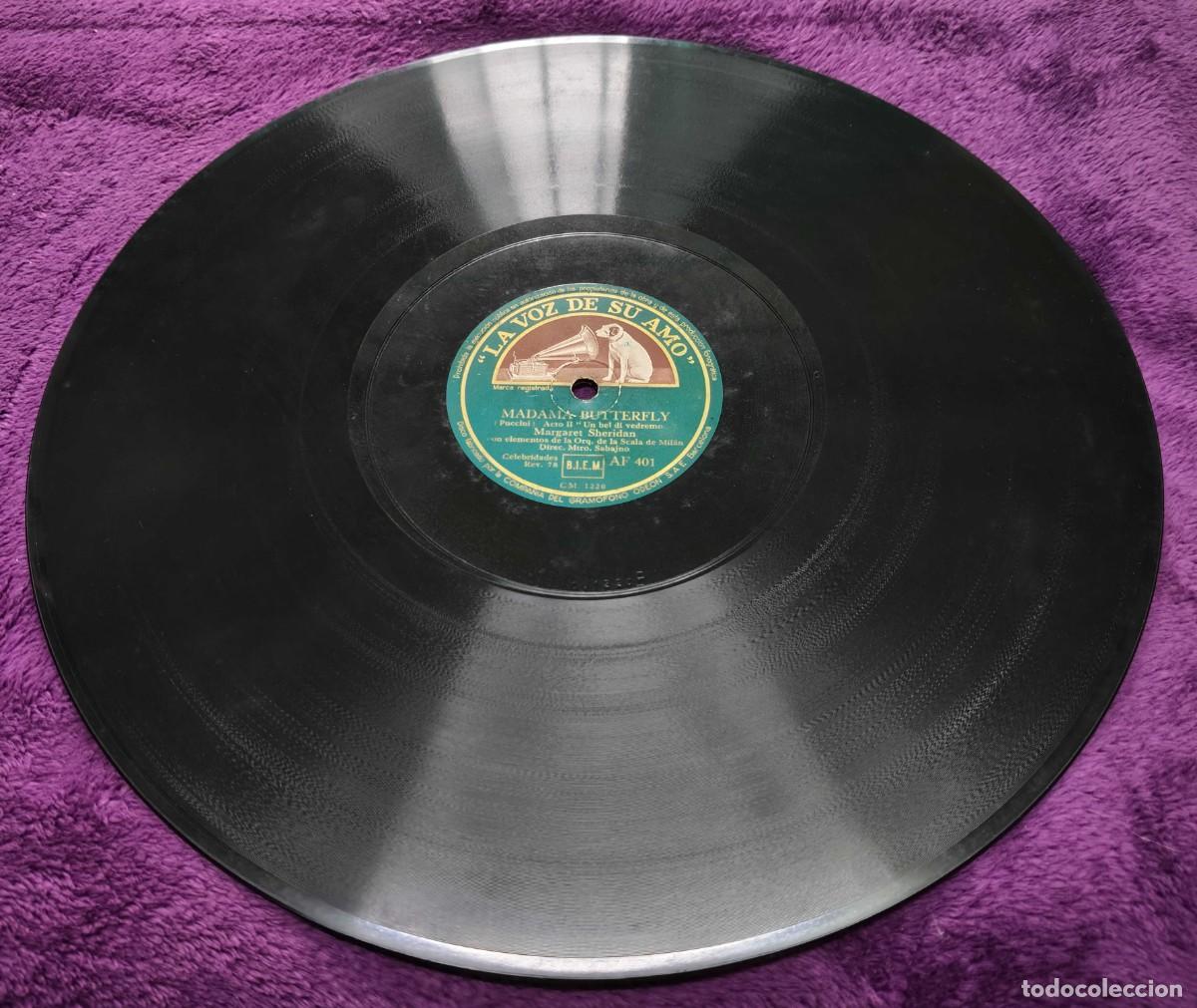 Discos de pizarra: DISCO DE PIZARRA &rdquo;Madama Butterfly&rdquo; (&oacute;pera de Puccini) (1920-1935) - Foto 2