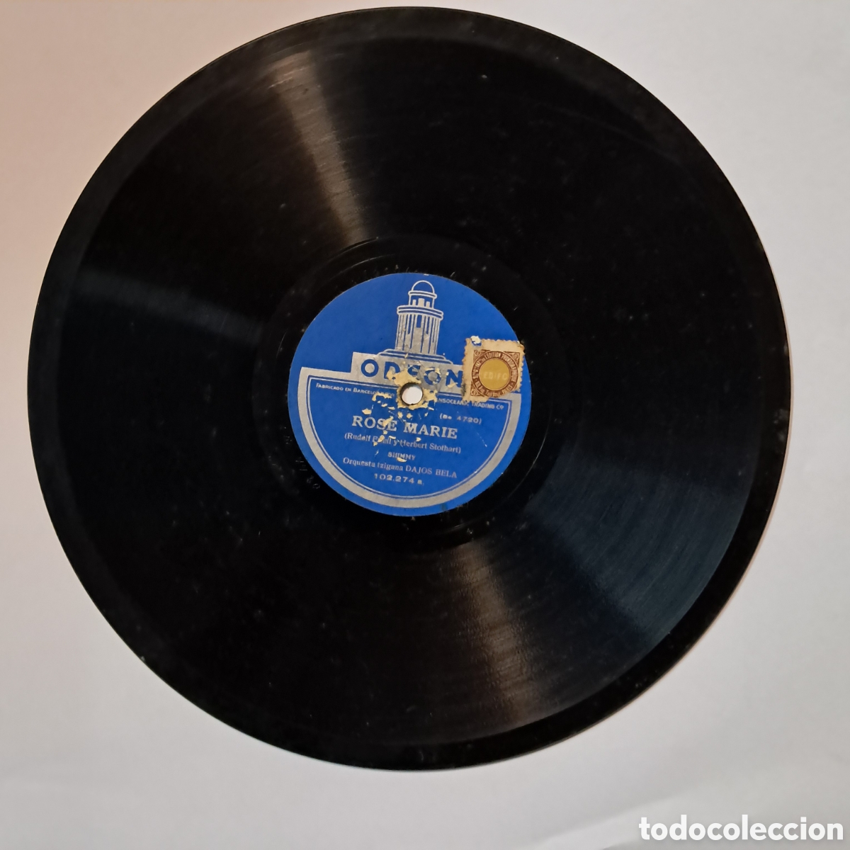 Discos de pizarra: Rose Marie, Orquesta tzigana Dajos Bela - Foto 1