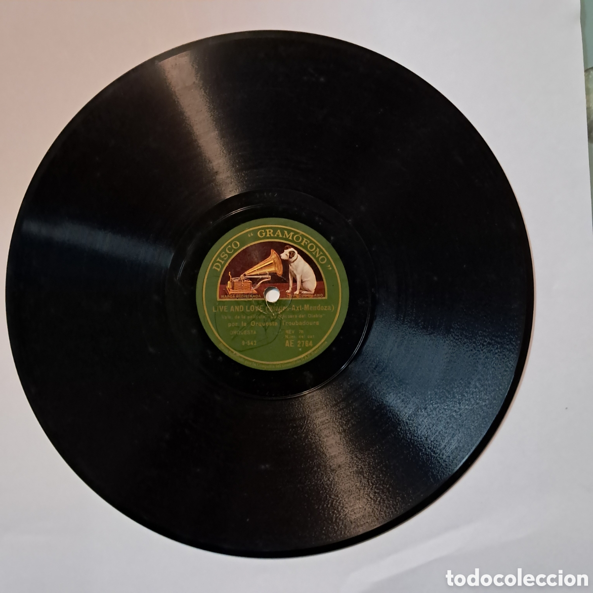 Discos de pizarra: Live and love, Mendoza, Disco pizarra - Foto 1