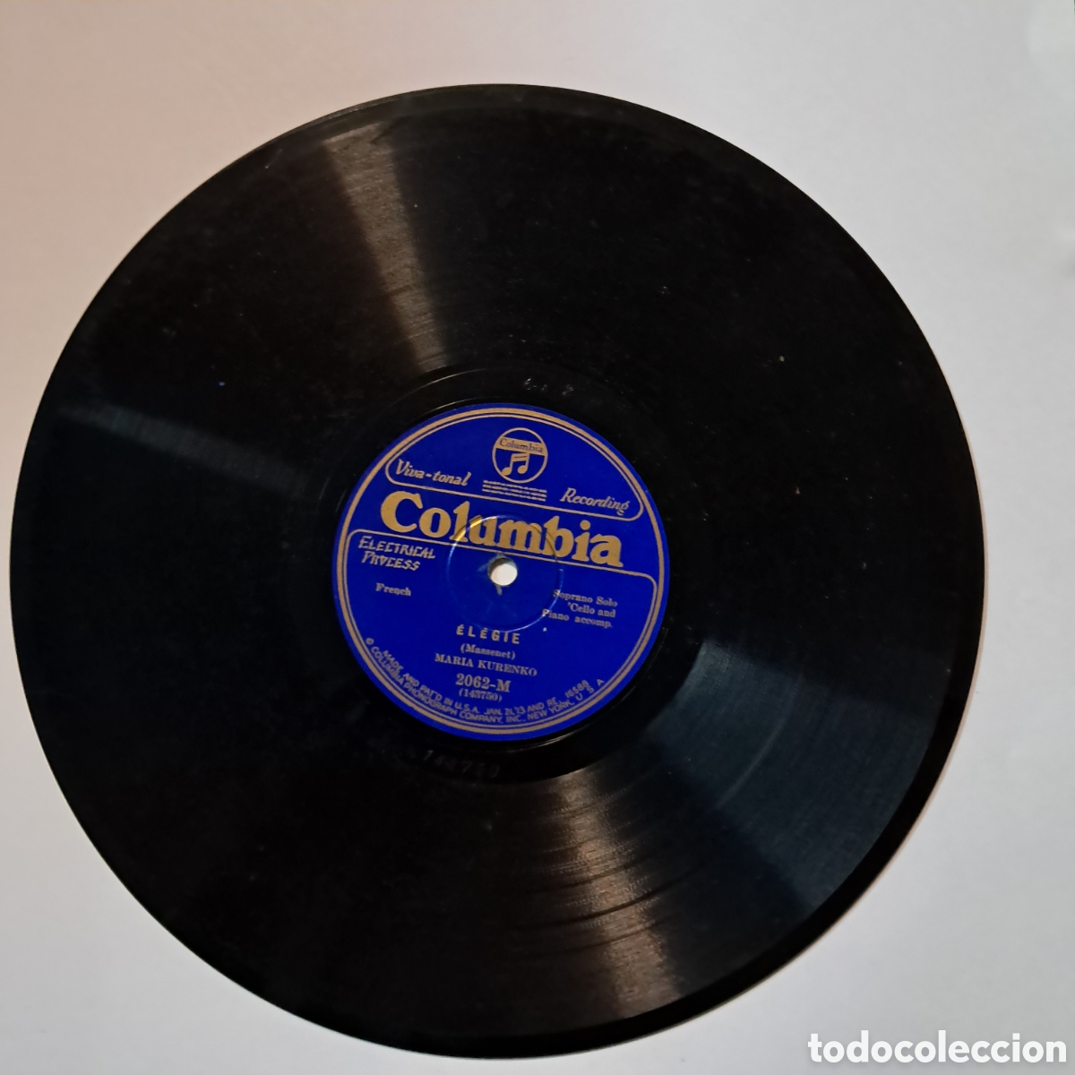 Discos de pizarra: Disco Pizarra Elegie, Mar&iacute;a kurenko - Foto 1