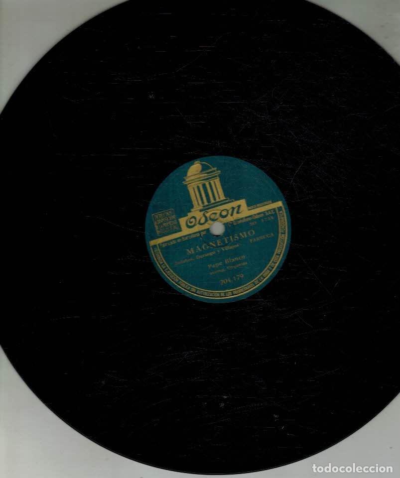 Discos de pizarra: Odeon. Magnetismo. Mi Lunita - Foto 1