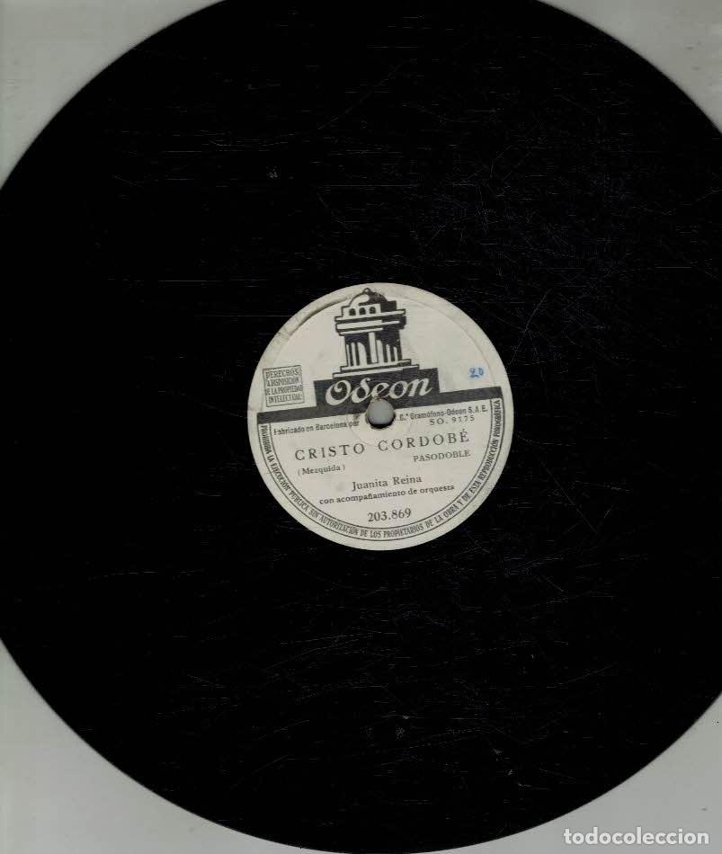 Discos de pizarra: Odeon. Los churumbeles. Cristo Cordobe - Foto 1