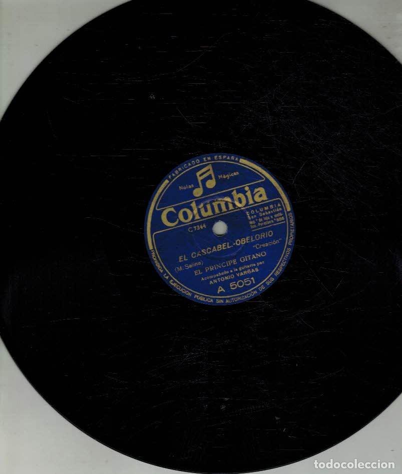 Discos de pizarra: Columbia. El cascabel Obelorio. El principe gitano - Foto 1