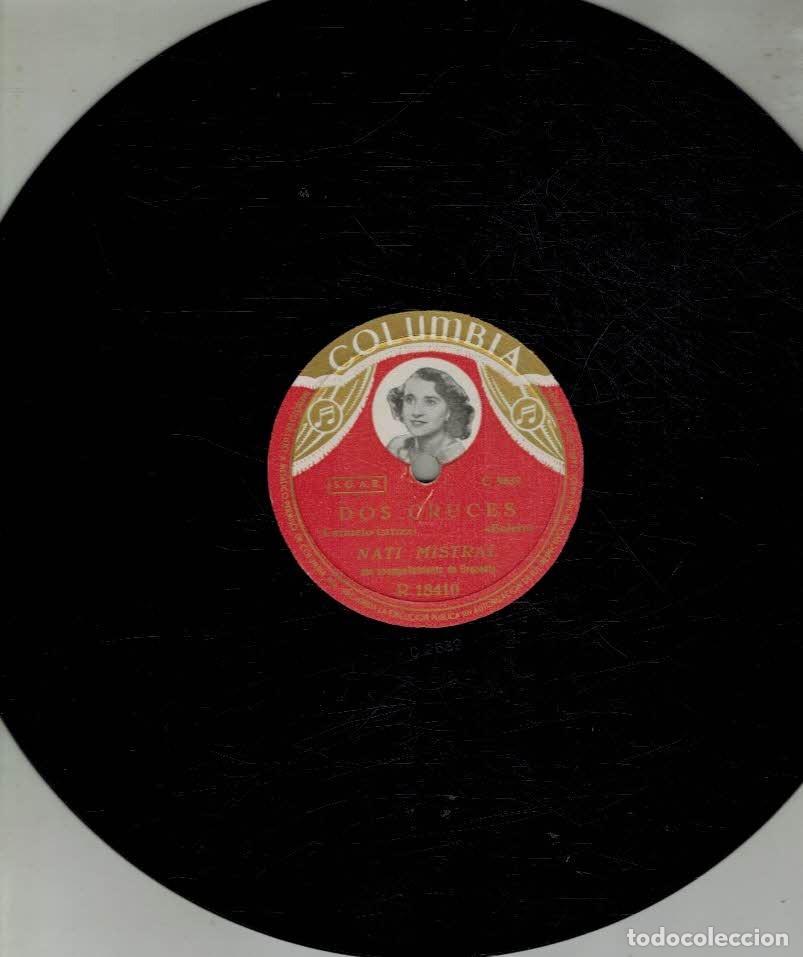 Discos de pizarra: Columbia. Dos cruces. Monisima - Foto 1