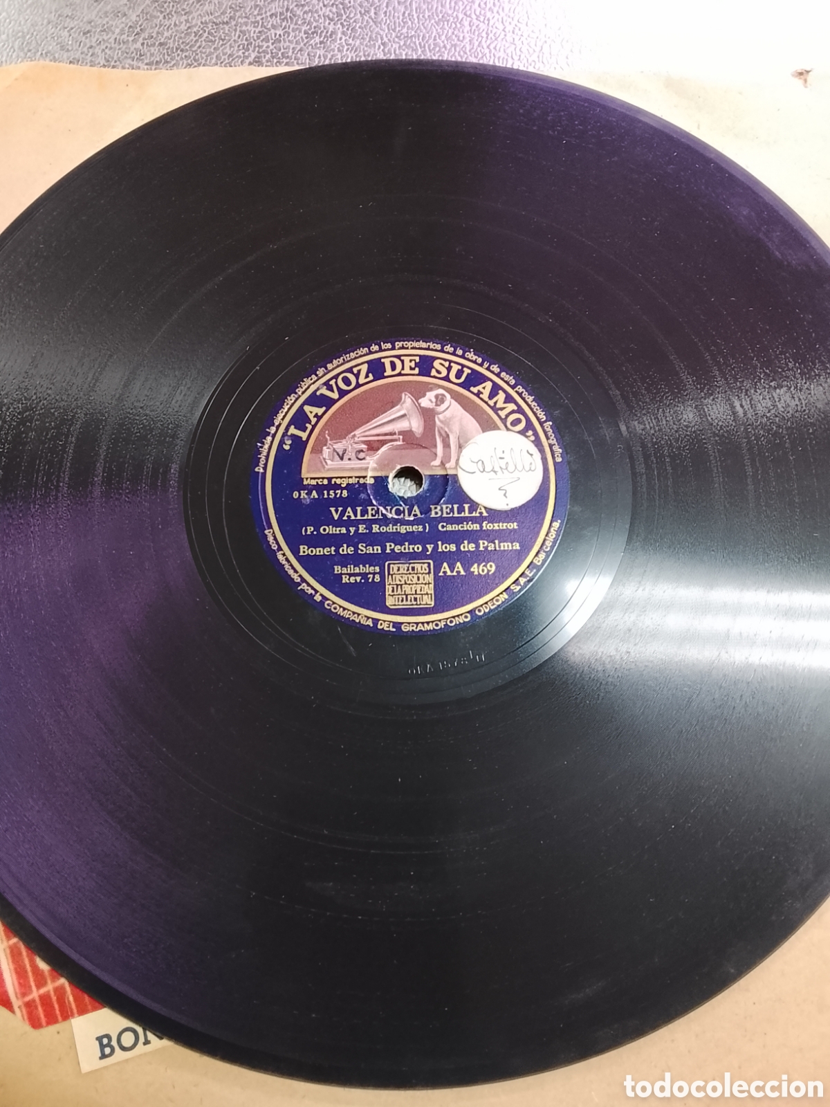 Discos de pizarra: Disco de pizarra Valencia bella y presumida - Foto 2