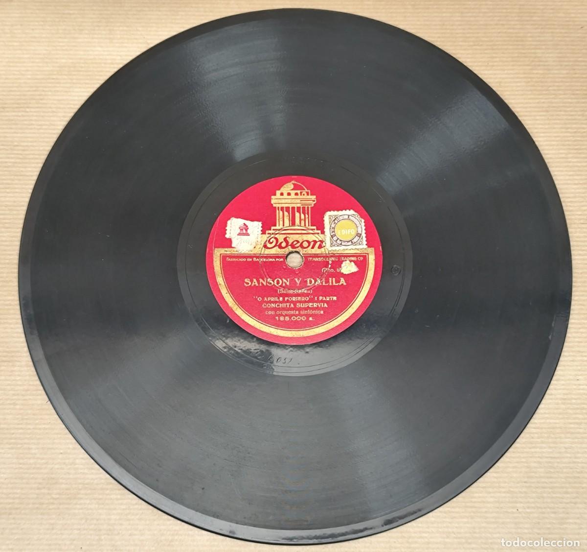 Discos de pizarra: Disco pizarra Sans&oacute;n y Dalila (Saint-Sa&euml;ns) - Foto 1