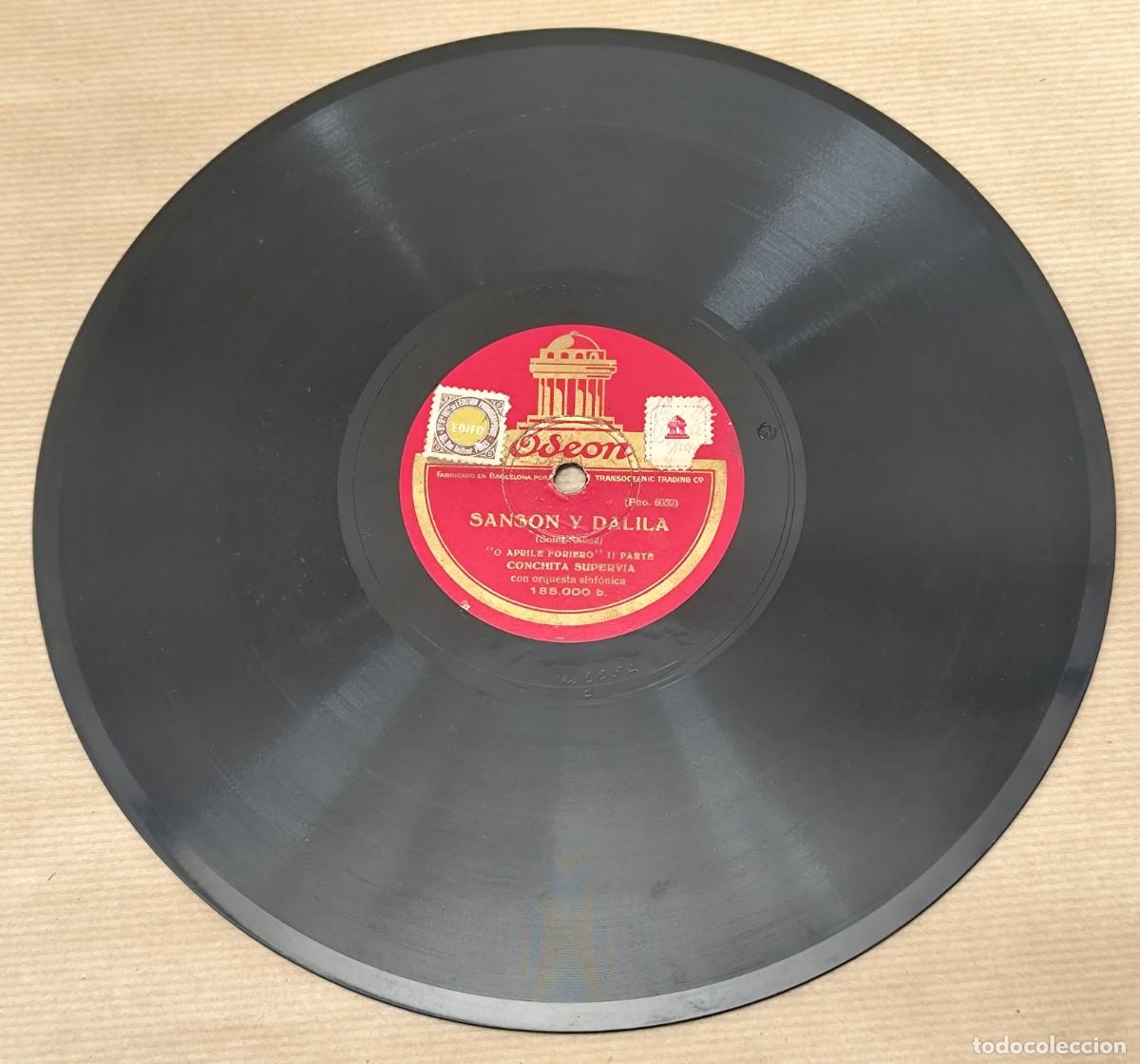 Discos de pizarra: Disco pizarra Sans&oacute;n y Dalila (Saint-Sa&euml;ns) - Foto 3