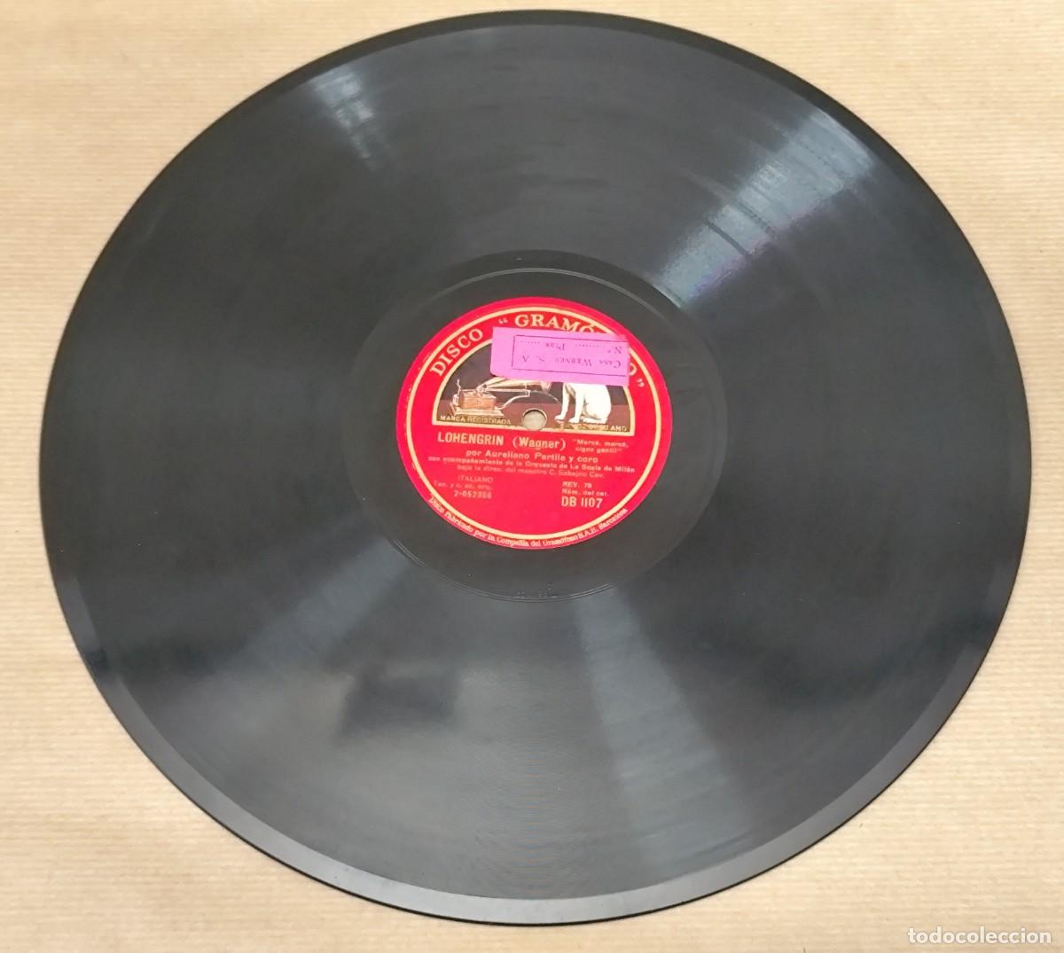Discos de pizarra: Disco pizarra Lohengrin (Wagner) - Foto 1