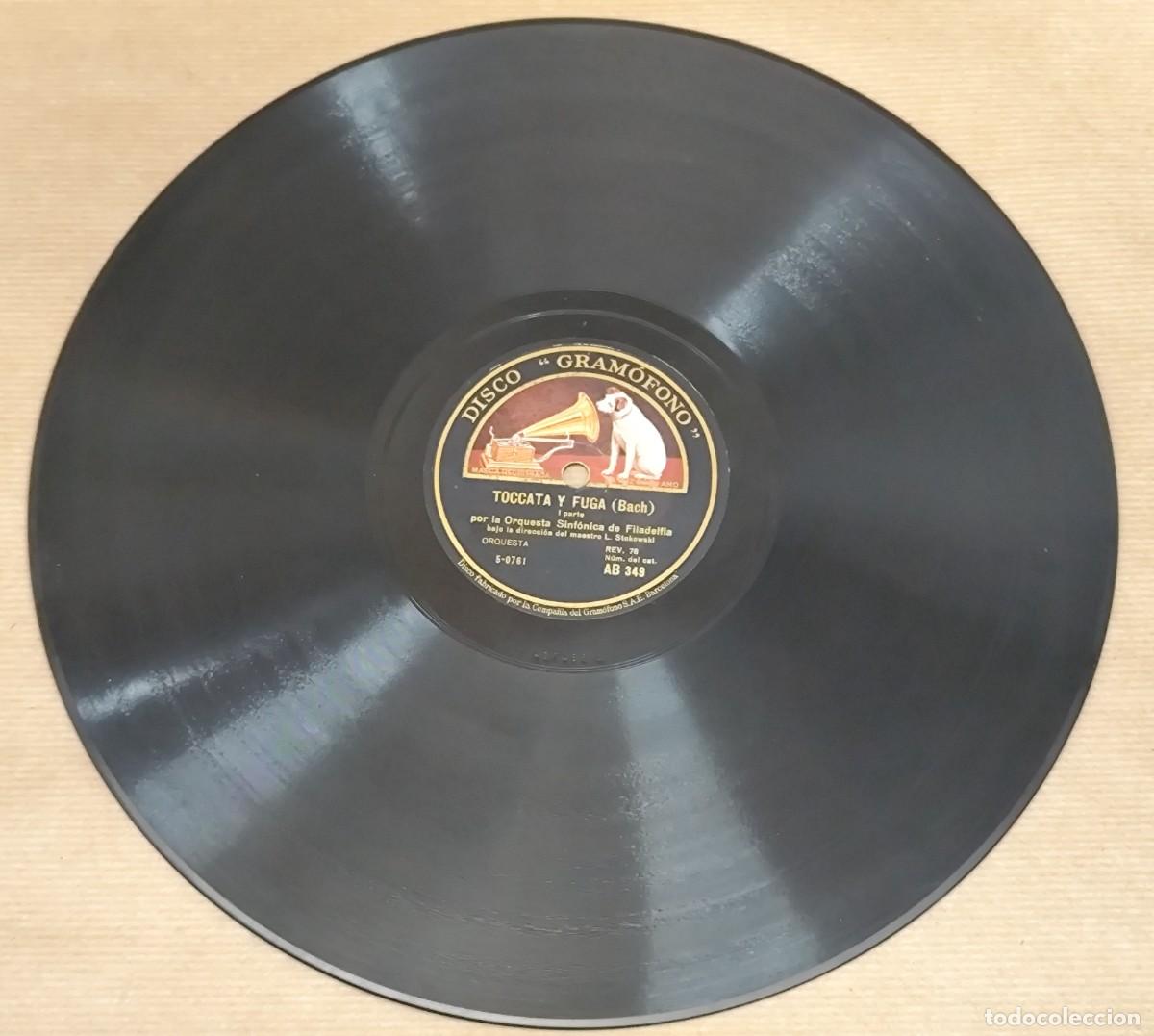 Discos de pizarra: Disco pizarra Toccata y fuga (Bach) - Foto 1