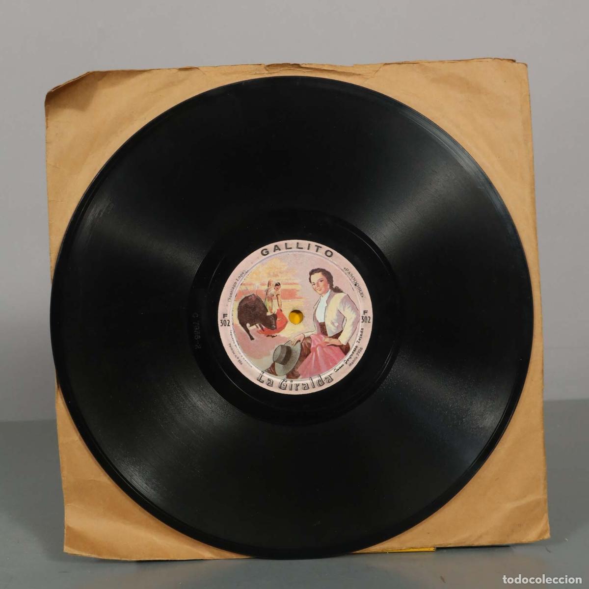 Discos de pizarra: DISCO DE PIZARRA. VITO. GALLITO. GRAN ORQUESTA TEJADA - Foto 2
